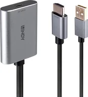 Adaptery i przejściówki - Adapter USB Lindy Adap Lindy HDMI to USB-C Konverter - miniaturka - grafika 1