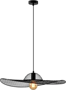CANDELLUX Deco lampa sufitowa czarny 1x40W E27 abażur czarny 31-38272 - Lampy sufitowe - miniaturka - grafika 1