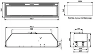Zestawy AGD - FALMEC płyta indukcyjna 88 H2H 88x40 + okap GRUPA SILNIKOWA PLUS 105 biały 800 m3/h - miniaturka - grafika 1