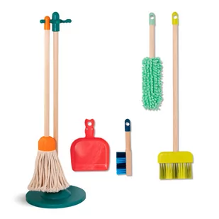 B. Toys : Clean ‘n’ Play – drewniany zestaw do sprzątania - Zabawy w naśladowanie dorosłych - miniaturka - grafika 1