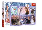 Puzzle - Trefl Puzzle 24 maxi Świat pełen magii Frozen 2 14345 - miniaturka - grafika 1