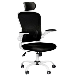 Fotel biurowy, krzesło biurowe ACTIVESHOP FOTEL BIUROWY MAX COMFORT 73H BIAŁO - CZARNY 133323 [15314331] - Fotele i krzesła biurowe - miniaturka - grafika 1