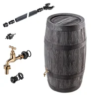 Zbiorniki na deszczówkę - Zbiornik na deszczówkę Talais + zestaw przyłączeniowy 250L brąz - miniaturka - grafika 1