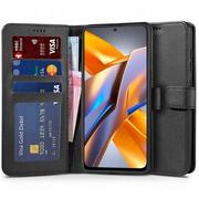 Etui i futerały do telefonów - Tech-Protect Etui Wallet do Xiaomi Poco M5S/Redmi Note 10/10S Czarny - miniaturka - grafika 1