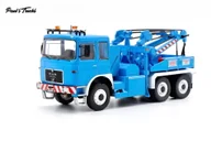 Samochody i pojazdy dla dzieci - MAN F8 26.281 holownik niebieski skala 1/43 IXO - miniaturka - grafika 1