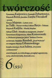 Twórczość 11/2020 Praca zbiorowa - Czasopisma - miniaturka - grafika 1