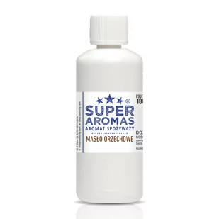SUPER AROMAS Aromat Spożywczy Masło Orzechowe 100 ml - Dodatki do ciast w proszku - miniaturka - grafika 1