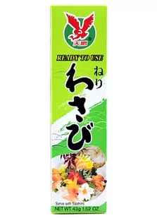 JHFoods Wasabi w tubce 43g - JHFOODS 322-uniw - Kuchnie świata - miniaturka - grafika 1
