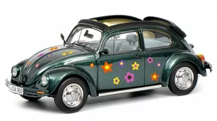 Schuco Vw Kaefer Open Air Blumen Green 1:43 450389500 - Samochody i pojazdy dla dzieci - miniaturka - grafika 1