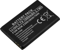 Baterie do telefonów - Avizar, bateria zastępcza Li-Ion 3.7 V 1000mAh do Nokia 2300/3650/7600 - niezawodna, - miniaturka - grafika 1