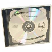 Pudełka i akcesoria na płyty CD - Box na 2 szt. CD, przezroczysty, czarny tray, 10,4 mm, 200-pack, cena za 1 sztukę - miniaturka - grafika 1