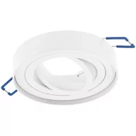 Lampy pozostałe - Oprawa Podtynkowa Halogenowa Tuba Spot Ruchoma Midi Gu10 Lumiled Okrągła Biała 20Mm - miniaturka - grafika 1