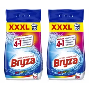 Bryza 4w1 Proszek do prania do kolorowych tkanin Zestaw 2 x 8.45 kg - Środki do prania - miniaturka - grafika 1