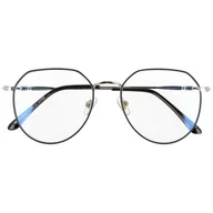 Okulary korekcyjne, oprawki, szkła - Okulary Lenonki z filtrem światła niebieskiego do komputera zerówki 2537-2 - miniaturka - grafika 1