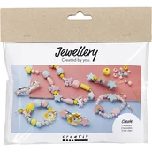 Prace ręczne dla dzieci - Zestaw Do Biżuterii Pastelowe Jednorożce - miniaturka - grafika 1