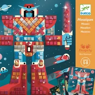 Zabawki interaktywne dla dzieci - Djeco Mozaika BITWA KOSMICZNA DJ09424 - miniaturka - grafika 1