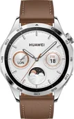 Smartwatch - HUAWEI Watch GT 4 Classic 46mm Srebrno-brązowy - miniaturka - grafika 1