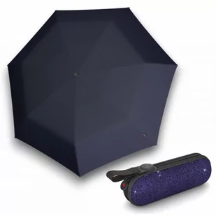 KNIRPS X1 GLAM NAVY - lekka składana mini parasolka - Parasole - miniaturka - grafika 1