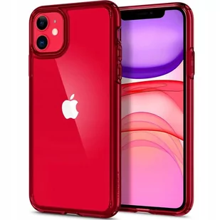 Spigen Etui Ultra Hybrid iPhone 11 czerwone 8809685622703 - Etui i futerały do telefonów - miniaturka - grafika 1