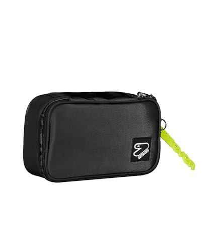 Seven Piórnik szkolny Quick Case Tech, czarny, z długopisami, ołówkami, kolorami, akcesoriami do plecaka, czarne, Taglia Unica, Piórnik szkolny
