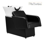 Myjki fryzjerskie - Gabbiano myjnia fryzjerska Turyn czarna - miniaturka - grafika 1