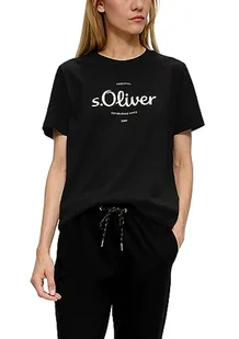 s.Oliver Sales GmbH & Co. KG/s.Oliver T-shirt damski z krótkim rękawem, szary/czarny, 32 - Koszulki i topy damskie - miniaturka - grafika 1