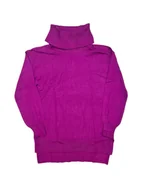 Swetry damskie - Ponczo sweter golf damski LOFT XS - miniaturka - grafika 1