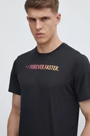 Koszulki męskie - Puma t-shirt do biegania Run Favourite kolor czarny z nadrukiem 525003 - miniaturka - grafika 1