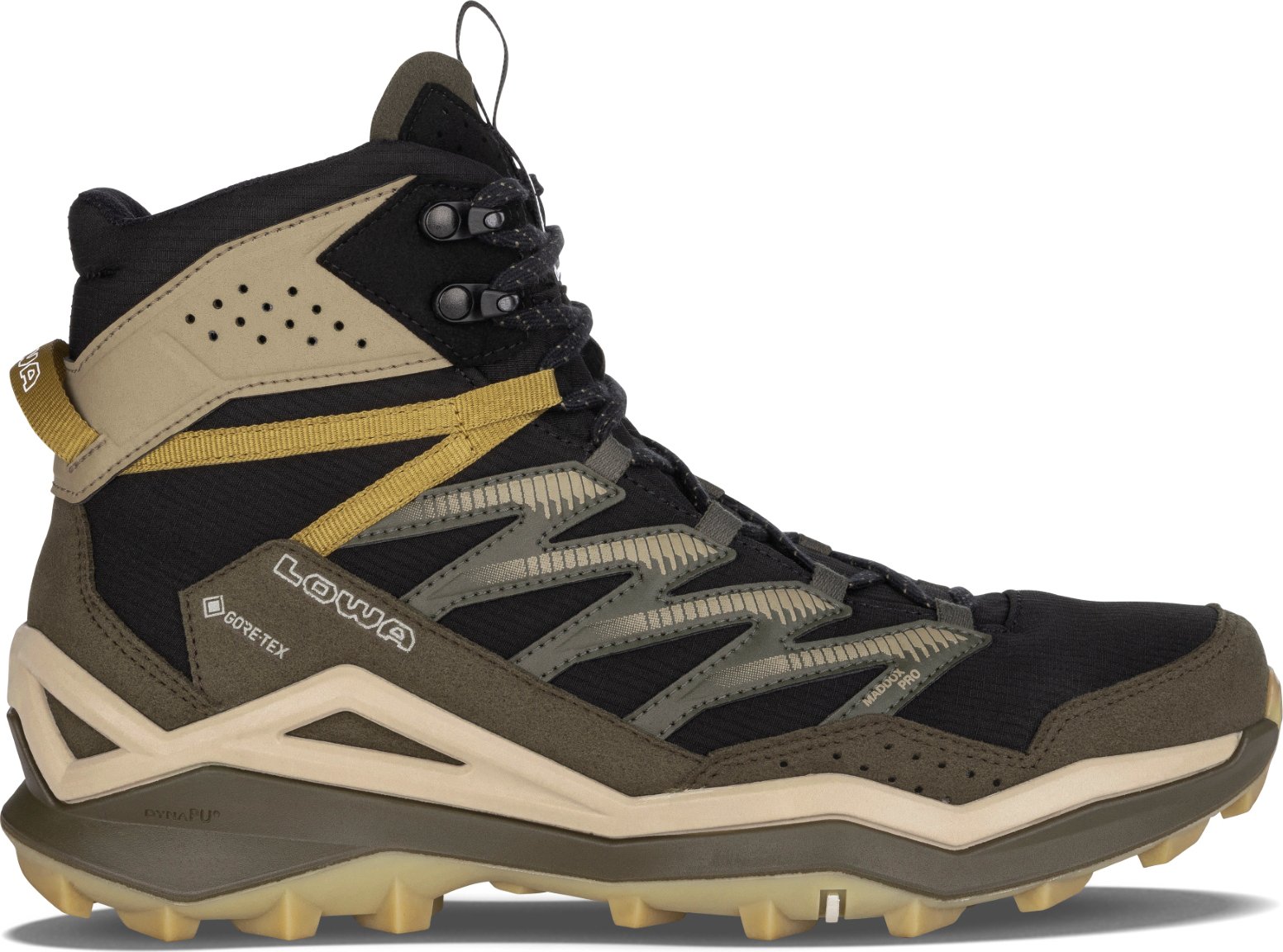 Lowa MADDOX PRO GTX MID buty sportowe męskie buty turystyczne buty turystyczne czarny rekreacyjny, rozmiar buta: EUR 44 UK 9.5