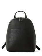 Plecaki - Calvin Klein Plecak damski Kobiety Sztuczna skóra czarny jednolity, ONE SIZE - miniaturka - grafika 1
