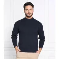 Swetry męskie - BOSS ORANGE Wełniany sweter Ashetland | Slim Fit - miniaturka - grafika 1