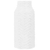 Dekoracje domu - Beliani Wazon dekoracyjny biały XANTHOS - miniaturka - grafika 1