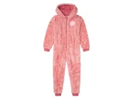 Kombinezony dla dzieci - pepperts!® Kombinezon dziewczęcy pluszowy z kapturem (146/152, Różowy) - miniaturka - grafika 1