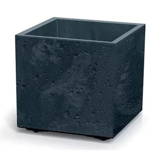 Doniczka PROSPERPLAST Sierra Square Beton Effect DSI400E Antracytowy - Donice - miniaturka - grafika 1