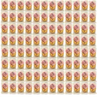 Desery dla dzieci - D&D Fun Cookies / Ciasteczko Z Wróżbą Z Naklejką Okrągłą Red  "Urodzinowe Ciasteczko" 100 Sztuk 600G - miniaturka - grafika 1