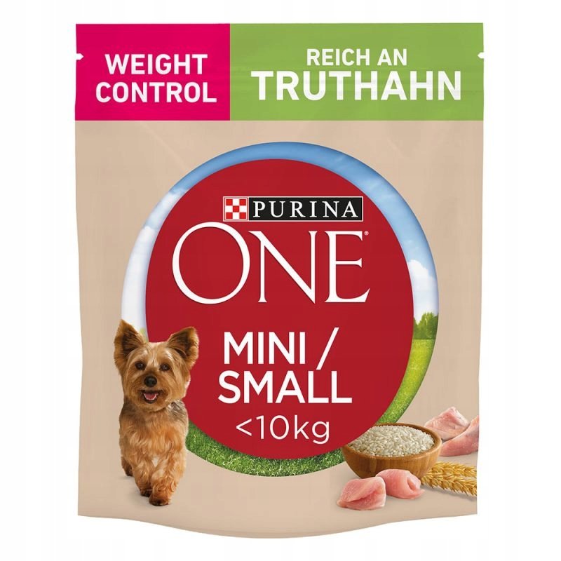 Purina One Purina One Mini Weight Control Sterilised indyk i ryż 9 kg 6 x 1,5 kg)