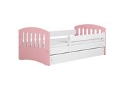 Łóżka dla dzieci i młodzieży - Łóżko dziecięce CLASSIC 1 MIX 160x80 różowe - miniaturka - grafika 1