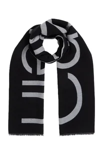 Szalik damski Calvin Klein Fringes 2-Tones Wool Blend wełniany - Apaszki i szaliki damskie - miniaturka - grafika 1