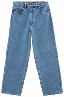 Spodnie i spodenki dla chłopców - Vans COVINA BAGGY STONE WASH designer dżinsy męskie - 40 - grafika 1