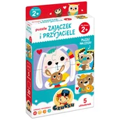 Puzzle - CzuCzu Puzzle Do Pary Zajączek i Przyjaciele 24m+ 92979 - miniaturka - grafika 1