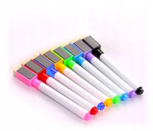 Pisaki suchościeralne z magnesem 8 szt. markery /inny - Magnesy - miniaturka - grafika 1
