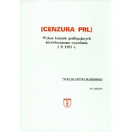 Historia świata - Nortom praca zbiorowa Cenzura PRL - miniaturka - grafika 1