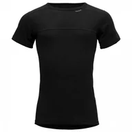 Bielizna sportowa męska - DEVOLD Lauparen Merino 190 T-Shirt Man black S - miniaturka - grafika 1