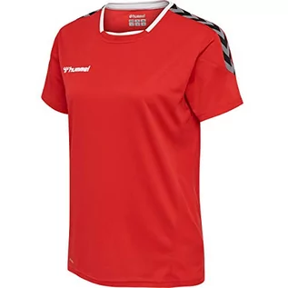 Koszulki i topy damskie - Hummel Hummel HmlAuthentic Poly Jersey damska koszulka z dżerseju S/S czerwony czerwony (True Red) S 204921-3062 - grafika 1