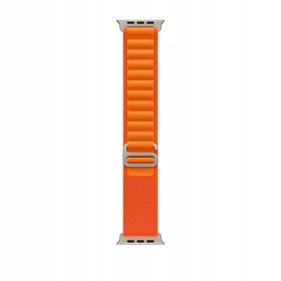 PASEK DO ZEGARKA APPLE WATCH 42/44/45/49mm SE/9/8/7/6/5/4/3/2 POMARAŃCZOWY - Akcesoria do smartwatchy - miniaturka - grafika 1