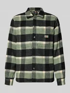 Koszule męskie - Koszula casualowa o kroju regular fit z kieszeniami na piersi i detalem z logo - miniaturka - grafika 1