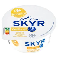 Kefiry, jogurty, maślanki - Carrefour Sensation Skyr Jogurt typu islandzkiego waniliowy 150 g - miniaturka - grafika 1
