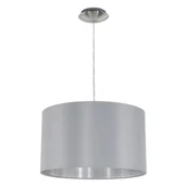 Lampy sufitowe - Eglo LAMPA wisząca MASERLO 31601 Abażurowa OPRAWA ZWIS do pokoju IP20 okrągła ni - miniaturka - grafika 1