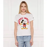 Koszulki i topy damskie - Desigual T-shirt MICKEY MOUSE Desigual x Disney Regular Fit - miniaturka - grafika 1