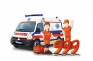 Pomoce naukowe - Tabliczka z numerem alarmowym 999 - miniaturka - grafika 1